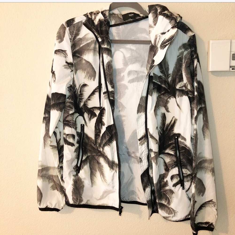 Tropical Windbreaker Raincoat